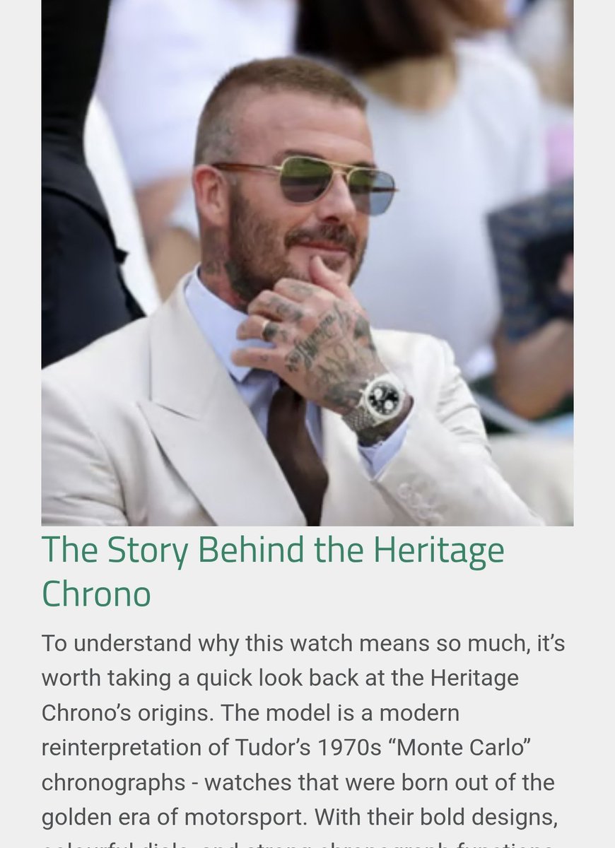 jerrydime's tweet photo. @JenCarsonTaylor @Wimbledon You only have to see how shamless money mad grifter Beckham was behaving in the Royal box last week  posing for a stunt to flog watches https://t.co/NmkLKBbZuf