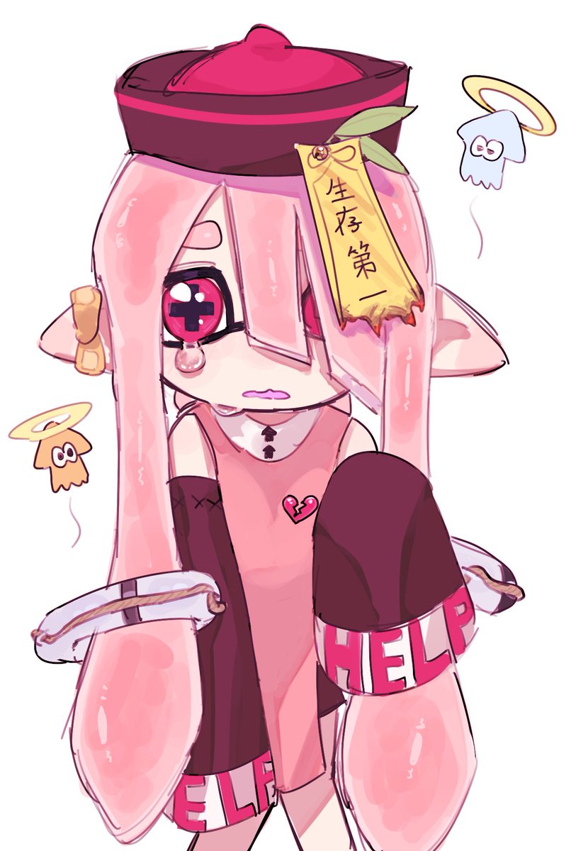 OxT_ps's tweet photo. キョンシーイカちゃん🦑 https://t.co/x5fRJri2Ua