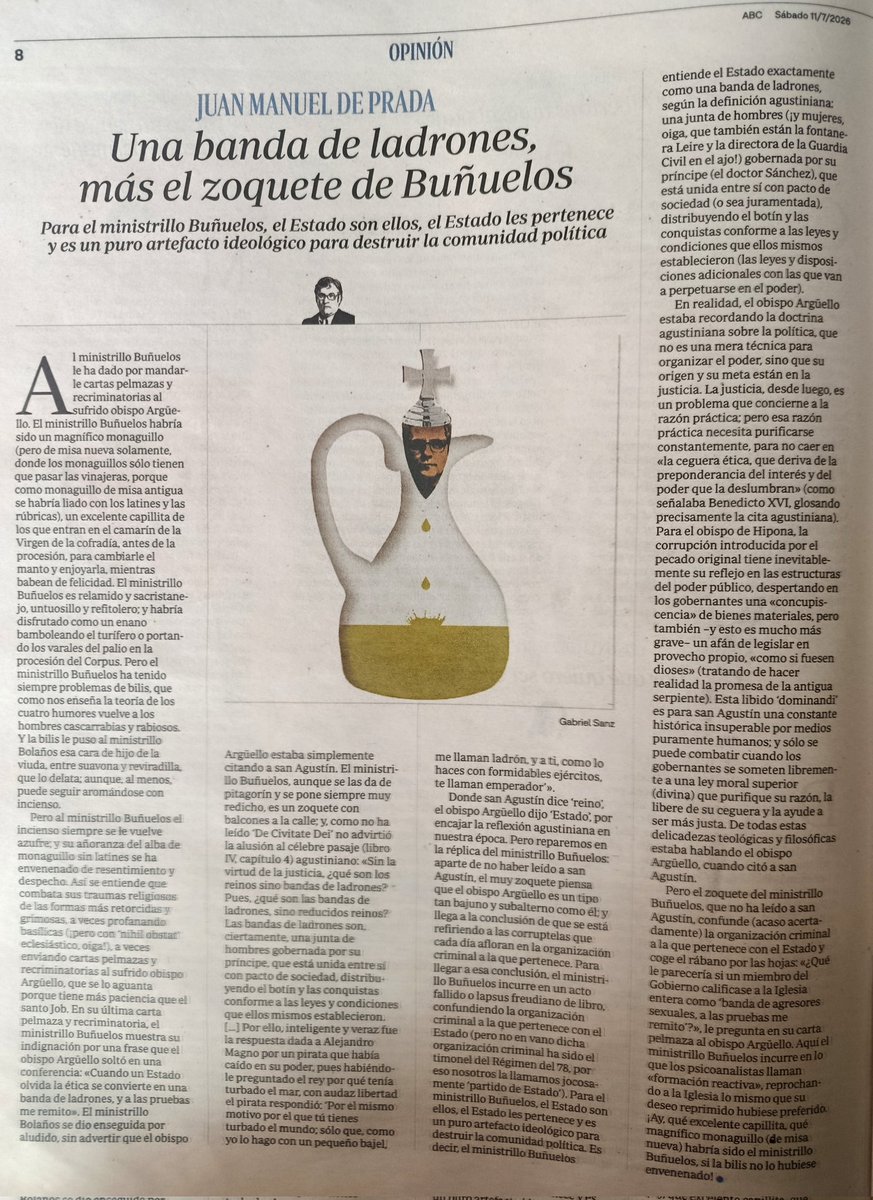 obioshypolepsis's tweet photo. Una banda de ladrones, más el zote de Buñuelos. Juan Manuel de Prada https://t.co/95arRcrvAW