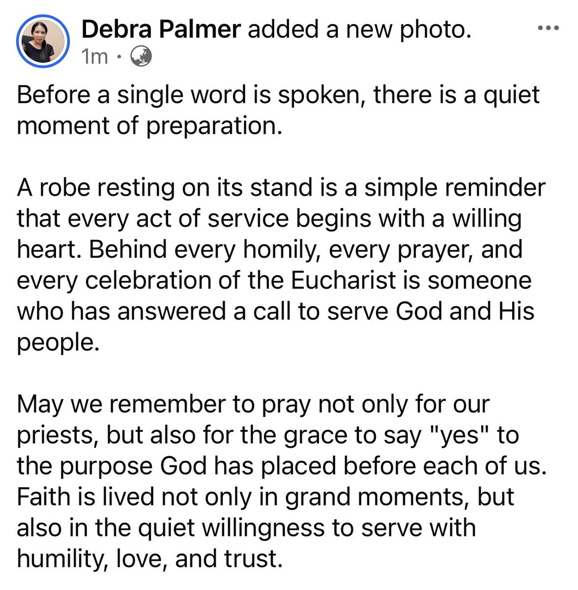 palmerdebra's tweet photo. #PrayForOurPriests #CatholicFaith #CalledToServe #FaithInAction #WalkWithChrist https://t.co/7rbdXh9Hug