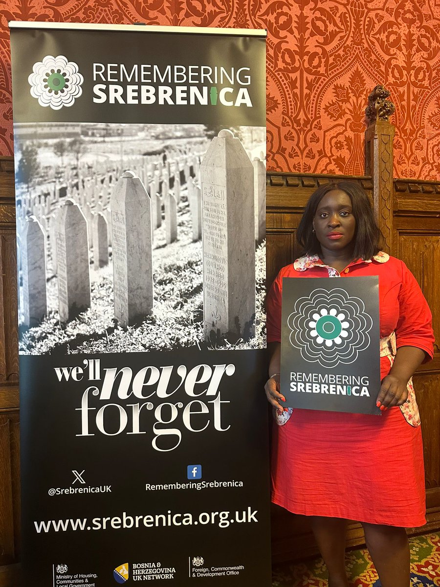 abenaopp's tweet photo. Today, on Srebrenica Memorial Day 2026, we remember the victims of the genocide and reaffirm our commitment to challenging hatred and building a more inclusive future.

I was honoured to sign the Book of Remembrance in memory of all those murdered at Srebrenica in July 1995. https://t.co/fkdk6URtXo