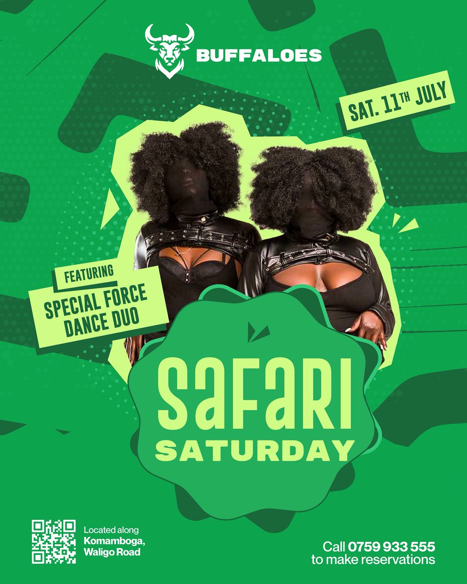 BuffaloesLounge's tweet photo. Saturdays are for Outside! Come through for Safari Saturday with @specialforcedanceduo and @djbenkilade 
#safarisaturday #buffaloeslounge #outside https://t.co/7eVP1iOndW