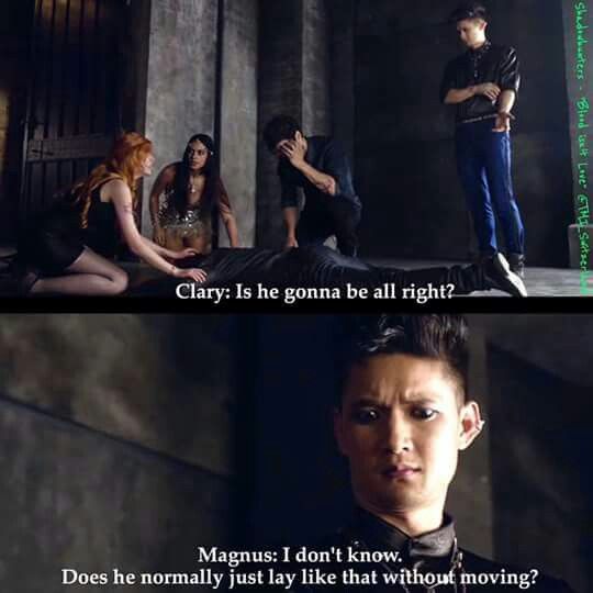 Lily05181987's tweet photo. Sometimes I wonder how a character as cool, powerful, and badass as Magnus manages to be so funny without even opening his mouth... (and when he does start talking, it's even better!) #MagnusBane #Shadowhunters #SaveShadowhunters #ReturnToTheShadows https://t.co/5jGkco8edG