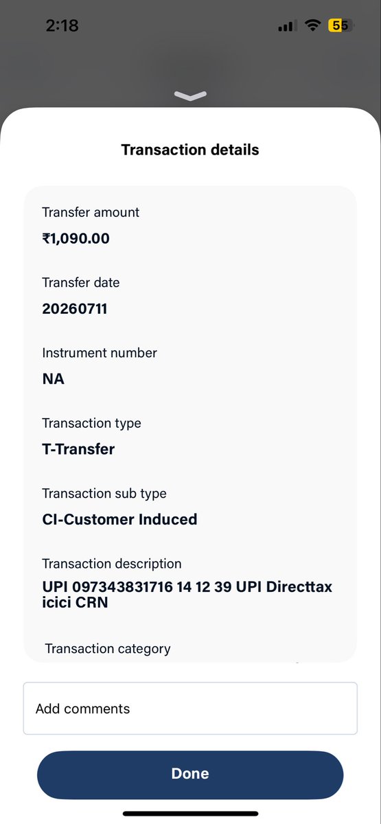 ShrotriyaNikun's tweet photo. @IncomeTaxIndia I successfully made the payment, and the amount has already been debited from my bank account. However, the portal is still showing that the payment is pending and asking me to make the payment again. Kindly resolve this issue urgently &amp; update the payment status. https://t.co/wTPKRL5yl0