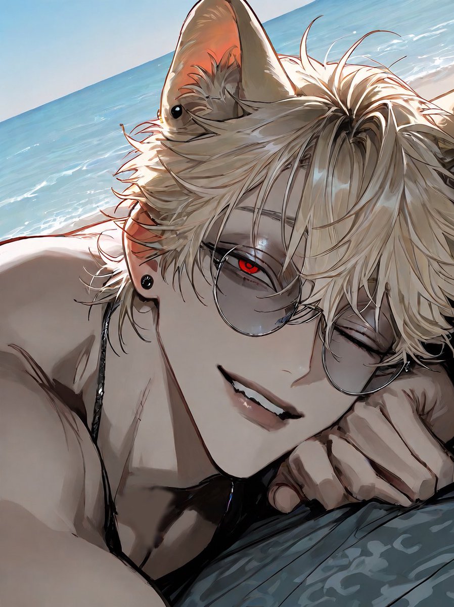 tor_tor255's tweet photo. 🏖🐱😉(@unyaaaa09 様リクエスト)
ウインクなしバージョンもイ��メンだったので⬇️ https://t.co/prx6g6Z5zf