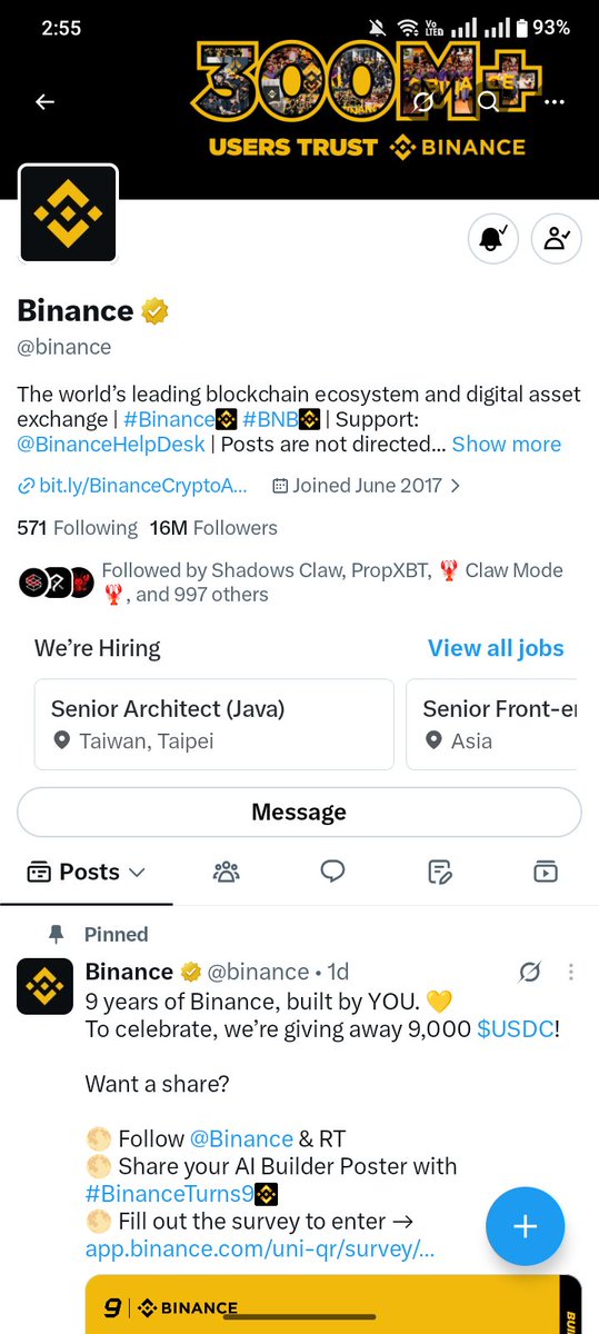 rahman5061's tweet photo. Celebrating 9 years of @Binance! 🚀 Proud to be a part of this amazing journey 'Built by YOU, for YOU'. Here is my AI Builder Poster to mark this special milestone. Let's keep building the future of finance! 🔥 #BinanceTurns9 https://t.co/lBKt1uGQUb