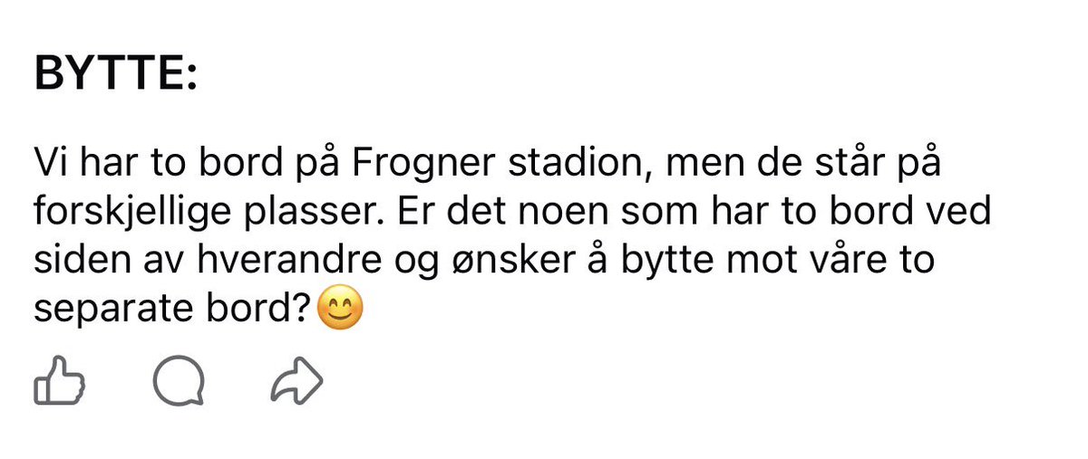 IverVatt's tweet photo. Om jeg hadde fått to bord ved siden av hverandre, hadde jeg garantert gått for denne dealen. https://t.co/r8BF8HCbcp