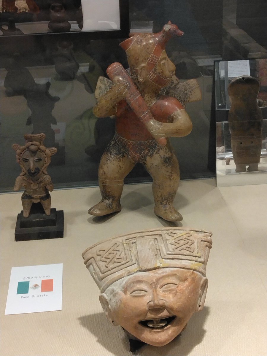メキシコ代表土偶がシュール過ぎる #BIZEN中南米美術館