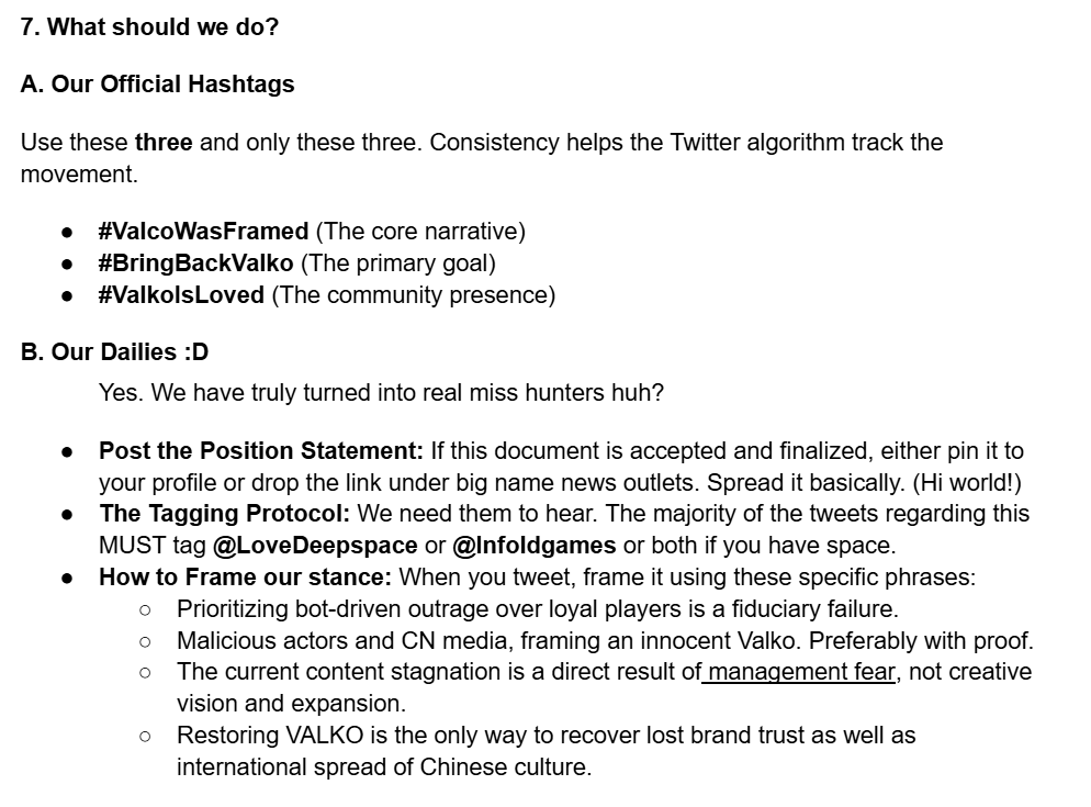 Diamondsteel69's tweet photo. I’ve been working on a consistent, long-term strategy for the #BringBackValko campaign bcs we need to be more organized &amp; united. Still a wip, but I’d love for those who care about this to read through and give me your thoughts (tldr in the pics)
https://t.co/y6JeYgPw2G https://t.co/2kC6HcPhkd