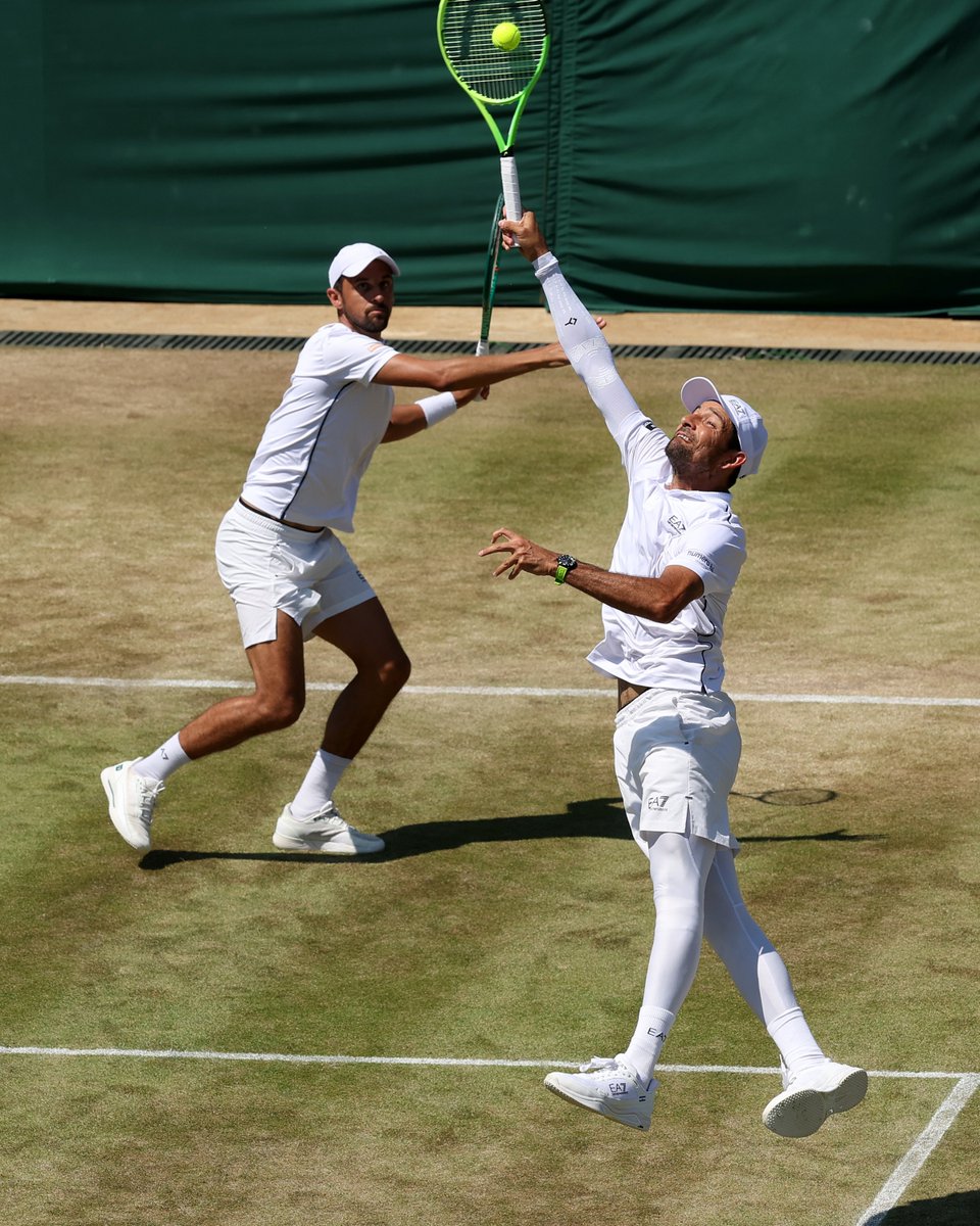 tntsports's tweet photo. One more match for Wimbledon glory 🎾

Harri Heliovaara and Henry Patten face Marcelo Arevalo and Mate Pavic in today's men's doubles final 🏆 https://t.co/QvP8vhMitL