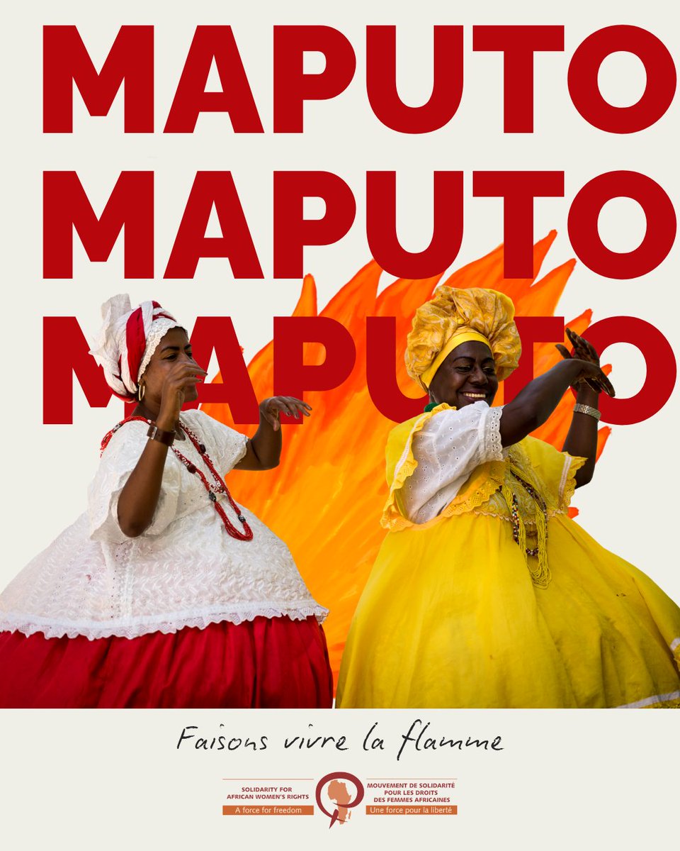SOAWR's tweet photo. Aujourd'hui marque les 23 ans du Protocole de Maputo : l'instrument le plus complet au monde pour les droits des femmes. Par des Africains, pour des Africains ! 

🔥 Faisons vivre la flamme : https://t.co/Rv8sYE6etS 

#MaputoAt23 #FaisonsVivreLaFlamme https://t.co/vZHDdBYavy