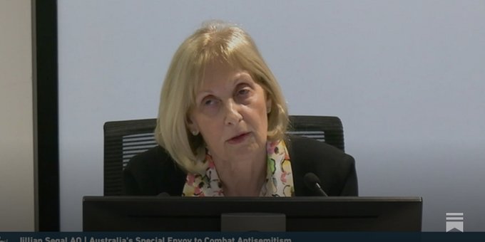philmupp1's tweet photo. The Antisemitism Royal Commission is an Israel 
absolution benevolence bureau. Jillian Segal attacking the ABC and SBS is a step too far. Segal mistakenly believes it is an Aunty Semitism Commission. Hey @AlboMP are you really comfortable with her as Anti Semitism Special Envoy ? https://t.co/NS5GIe5t5E