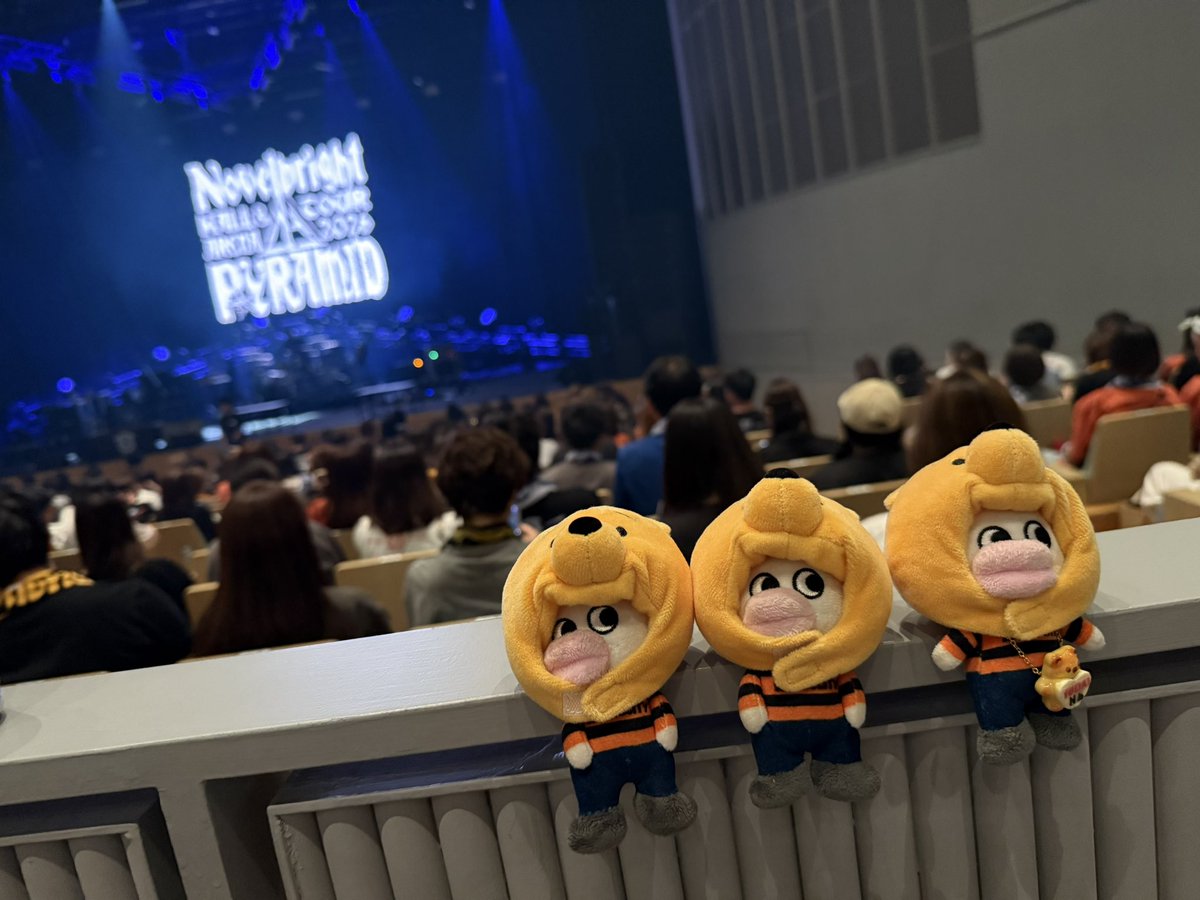 minase_nb's tweet photo. ほんこち！
最高に見やすすぎる上手席から
プーさんジャス3連番！
約1ヶ月ぶりのライブ楽しむぞー＼(^o^)／
#Novelbright https://t.co/t06lIb7Lpq