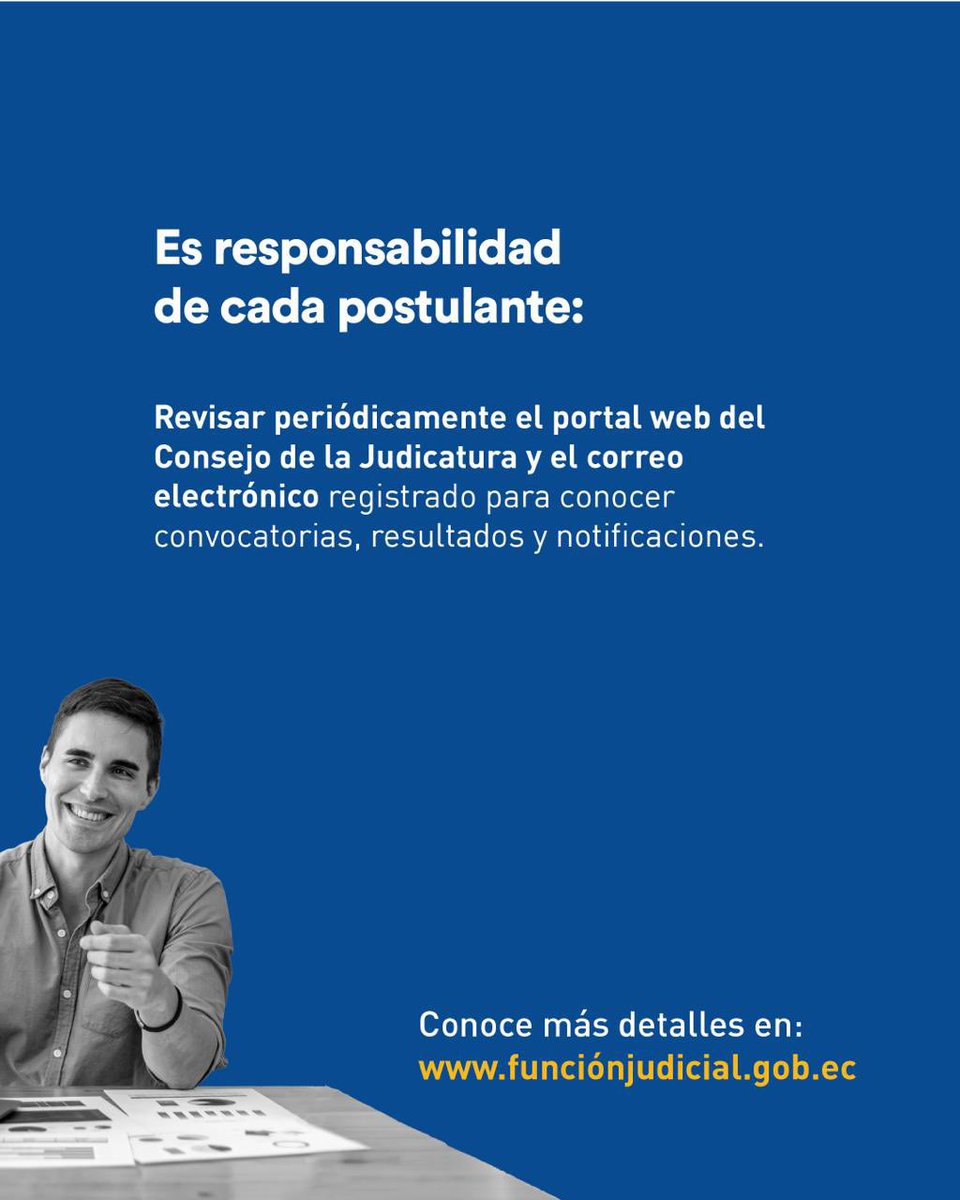 CjPichincha's tweet photo. 📔 El Reglamento del Concurso Público para la selección y designación de juezas y jueces de la   @CorteNacional establece los compromisos que asumirán las y los postulantes para que el proceso se desarrolle con orden y transparencia. 

#ConcursoCNJ 
#JusticiaConIndependenciaCJ https://t.co/iBeuM6P60D