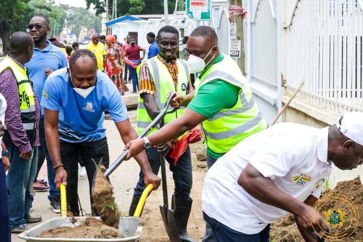 KenGilbertAdjei's tweet photo. My sincere appreciation to everyone who came out to support Day 1 of the National Clean-Up Exercise.

Led by H.E. President John Dramani Mahama, the first day of the exercise was a resounding success and a strong demonstration of leadership, collective commitment, and our shared responsibility to keep Ghana clean. It was an honour to join the President, residents, volunteers, and stakeholders in this important initiative aimed at creating a cleaner, healthier, and more sustainable environment for all.

The work continues. I encourage everyone to join us for Day 2 as we build on this momentum and continue working together to make our communities cleaner and safer.

Together, through our collective efforts, we can make a lasting difference for our communities and for future generations.

#KeepGhanaClean