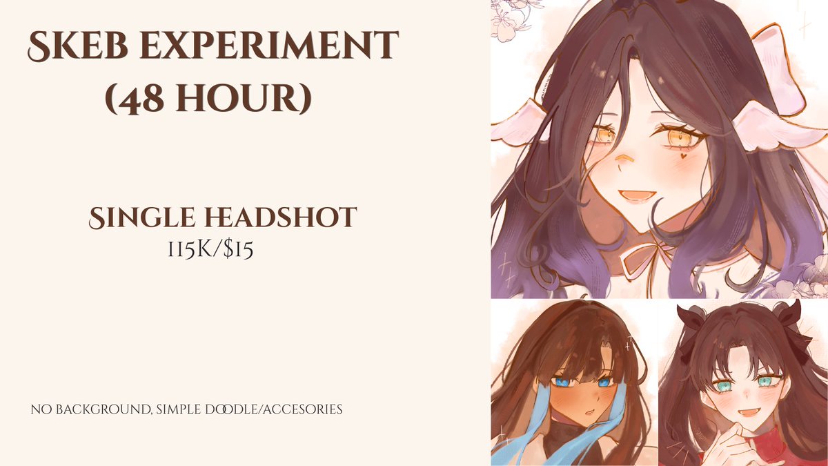 NatchuwRin's tweet photo. [🔃 + ❤️ Appreciated!]
Hello! My commission are open again! I have 6 slot available for local and international (3 for this month and 3 for next month)! Kindly check if you're interested!!
V-Gen : https://t.co/Kzjp4eziz2
Price Info : https://t.co/sfwTfpkBCT
#VGenComms
Info ↓ https://t.co/2MCiLXRCO7