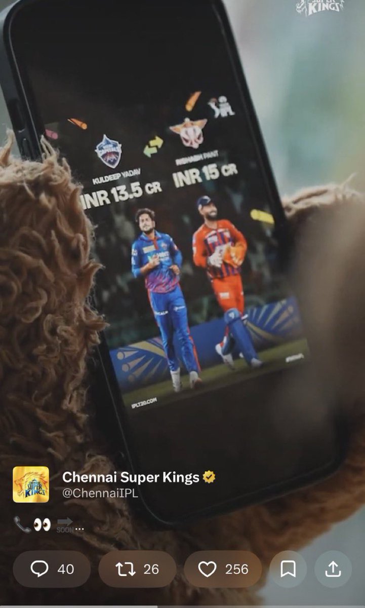 SixerSanju's tweet photo. Last year when CSK uploaded trade reels they hinted with Illuminati song for Sanju 

This time it’s the sound of an eagle 🦅, Hardik uploaded a story with eagle emoji few days ago , must be it.

Welcome home Hardik Pandya 💛 https://t.co/PvuLPPkja2