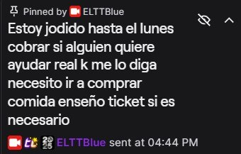 judgenjoy's tweet photo. Bueno, TTBlue vuelve a mendigar "comida" (sabemos que solo un 20% va para comer con suerte). A día 10 estaba sin dinero pero el día 5 aviso de que tenia planeado pedir a domicilio y dos días después se pidió un glovo. Luego le dicen que no llega a fin de mes y explota como ayer https://t.co/R9bhOlCjS8