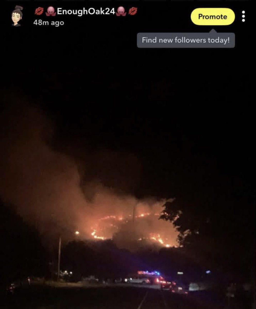 SLCScanner's tweet photo. Vegetation Fire – Ogden, UT
A large brush fire is burning ~¼ mile up the mountain and 2+ acres in size near 1113 N Mountain Rd. Weber Fire units are on scene with more apparatus enroute and a strike team now requested.

Command reports the fire is getting very close to homes — crews moving into position for structure protection.

Video: Angelique Rivera
Pic 2: EnoughOak24
Pic 3: Marisa-Eric Garcia
Pic 4: DeRay Averett
#OgdenFire #WeberCounty #UtahWildfire