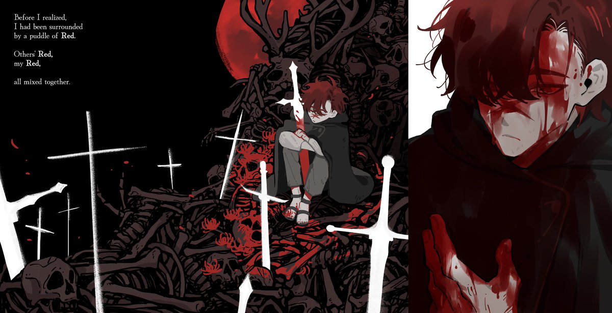 Rtima1123_art's tweet photo. Red https://t.co/WmKxEhDSkX