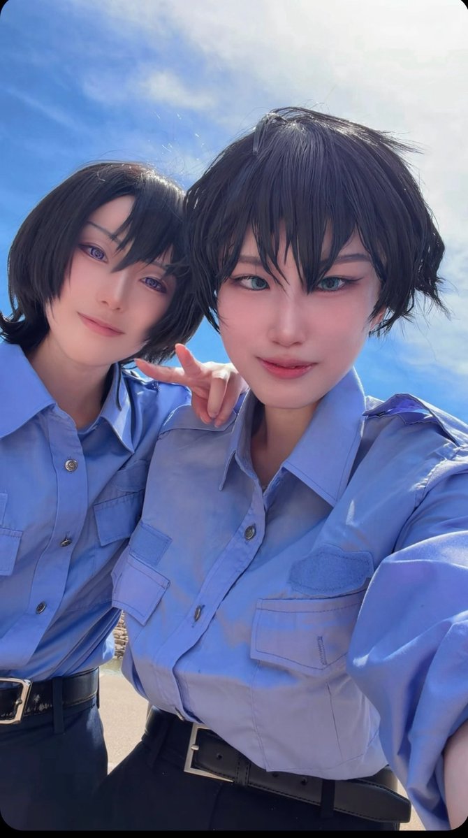 kyurikiri's tweet photo. ⚠︎cosplay 
ﾊﾞｸｼｮで撮影してきましたー✨
曇りかなって思ってたけど晴れたので暑かったけどめーちゃめちゃ楽しい撮影でした☺️💕
激メロﾏﾂﾀﾞをありがとう🙏 https://t.co/9yDRNZMqHL