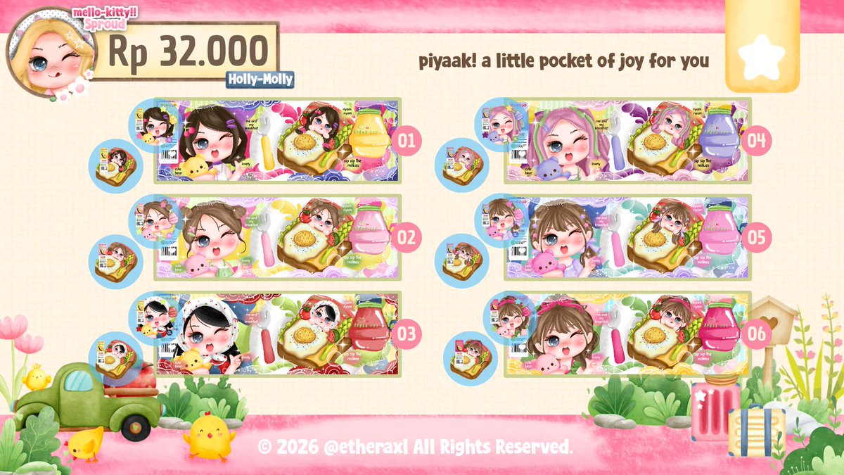 etheraxl's tweet photo. 🖇🎀 hemLLo_Mellonions!! Help rt ya #bealanjaㅤ thankyou!!

Membawa ready stock layout chibi yang bisa dibeli mulai pukul 20.00 hari ini ya! Yuk ceki thread dibawah untuk info lebih lengkap!!

🍽💕 https://t.co/MiBilNuG6R