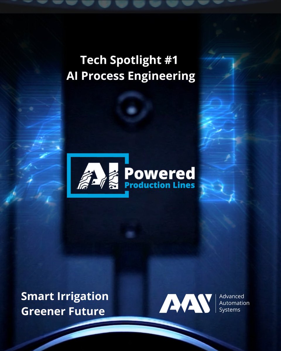 aasystemseu's tweet photo. Smart Irrigation Month
Tech Spotlight #1 | AI Process Engineering
https://t.co/l8OnMZ1Ake
#AAS #SmartIrrigationMonth #TechSpotlight #AI #ProcessEngineering #DripIrrigation #Automation #Industry4 #AIProductionLines #SmartIrrigation #GreenerFuture https://t.co/sQWaaDRX08
