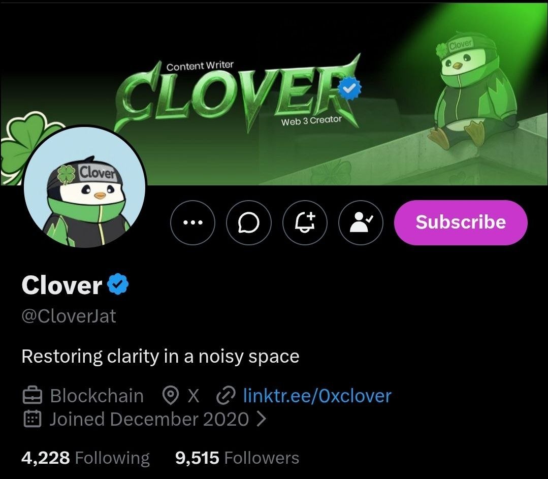 Clover tweet media