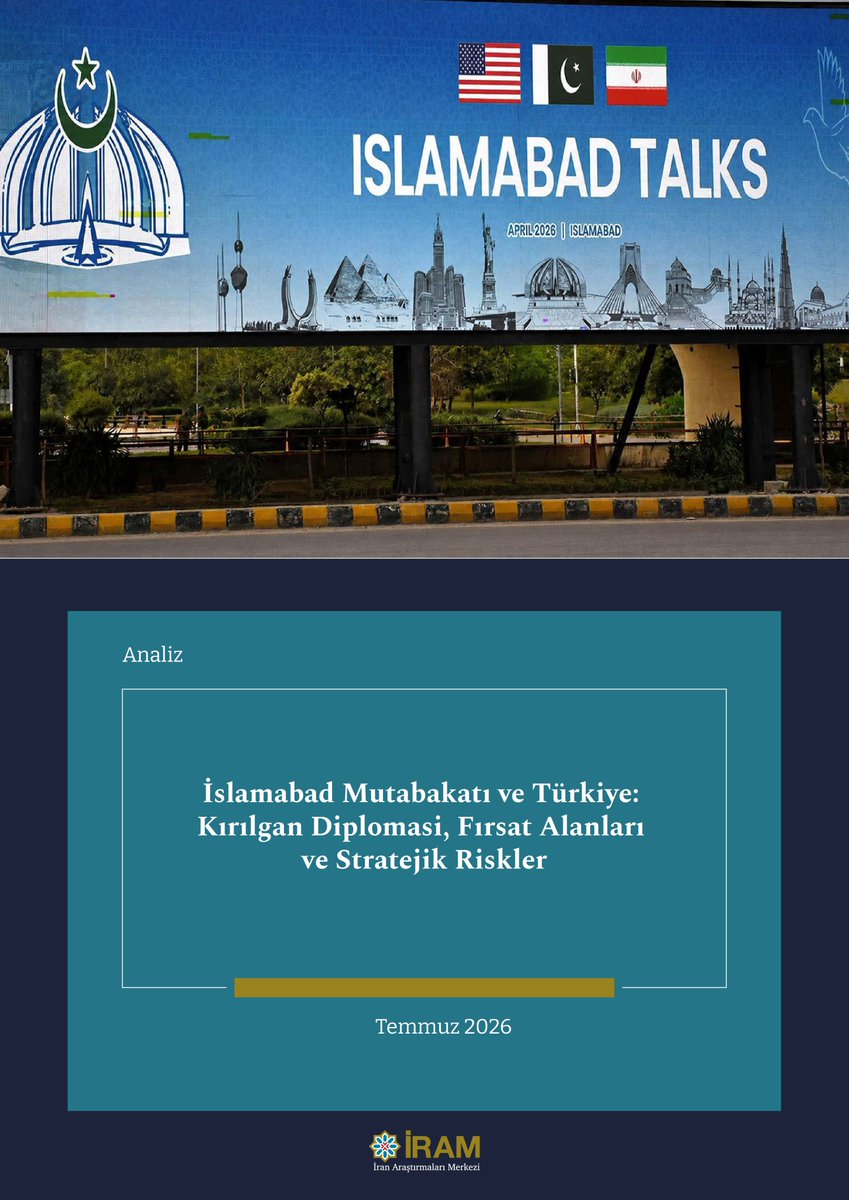iramcenter's tweet photo. Analiz | İslamabad Mutabakatı ve Türkiye: Kırılgan Diplomasi, Fırsat Alanları ve Stratejik Riskler

➡️İslamabad Mutabakatı, Türkiye açısından ne tür fırsatlar ve riskler barındırıyor?
➡️Mutabakat, bölgesel gerilimi kalıcı şekilde dindirebilir mi?
➡️Hürmüz Boğazı’nın statükosuna ilişkin tartışmalar Türkiye açısından ne anlama geliyor?
➡️Mutabakatın ekonomik maddeleri Türkiye-İran ekonomik ilişkilerini nasıl etkiler?
➡️Mutabakatın bölgesel boyutları, iki ülke arasındaki işbirliği ve rekabet alanları açısından ne tür sonuçlar doğurur?

👉https://t.co/A05kxsEVGA #Iran