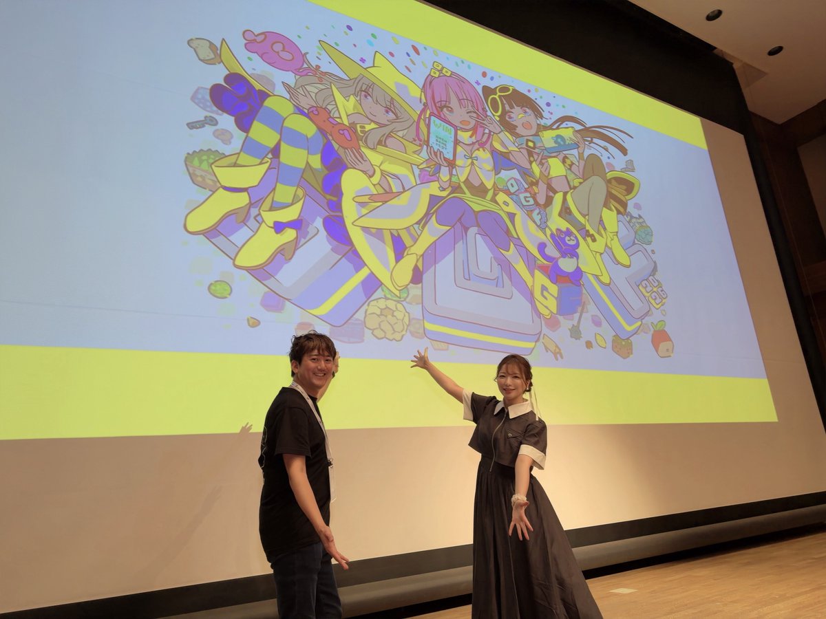 MISUZU_zip's tweet photo. 楽しかったー！！今年もありがとうございました！！インディーゲームたくさん試遊できたー😻✨

主催の中村さんと📸おつかれさまでした！！

#OGF2026 https://t.co/iCM39C6i4S