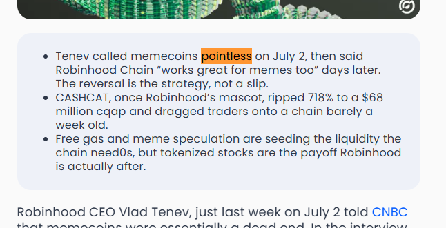 ord1nary_fella's tweet photo. Do we remember when Useless went to $500m ?

Well @vladtenev was literally calling meme coins "pointless"

Yet no one has devved this once

There are multiple news articles about this

Pointless means something that has no useful purpose, serves no goal, or lacks logical meaning and value

This is such a generational narrative

Proof - https://t.co/N5oIOPMsKi

More - https://t.co/0JbPHaTZb8