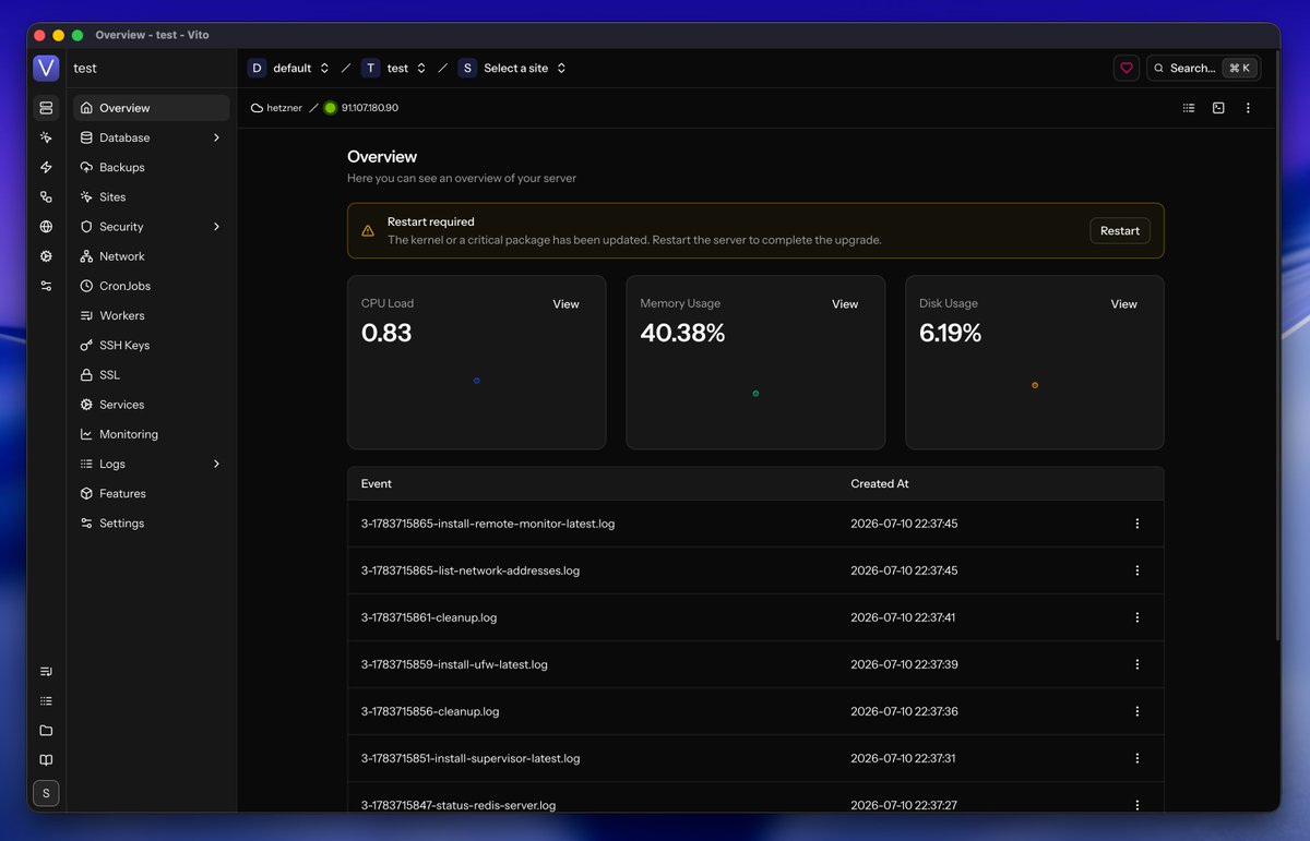 vitodeploy tweet picture