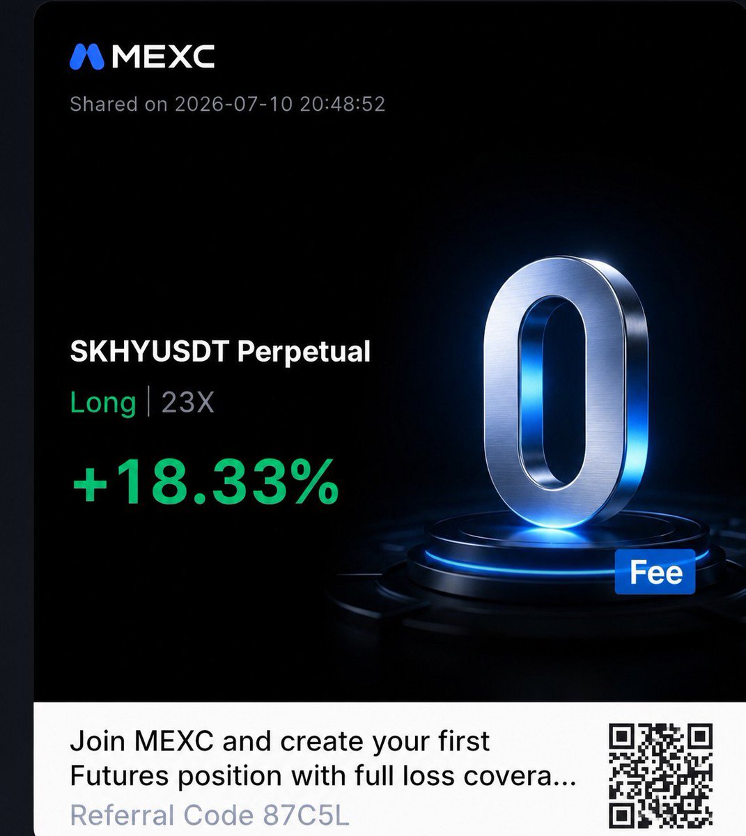 jerinkhan00233's tweet photo. @MEXC Another exciting campaign from MEXC! My $SKHY trade is complete. Let's see who wins! 🎉

UiD-- 10308413 👈 

#MEXC #WallStreetMonth https://t.co/bObcJEt65D