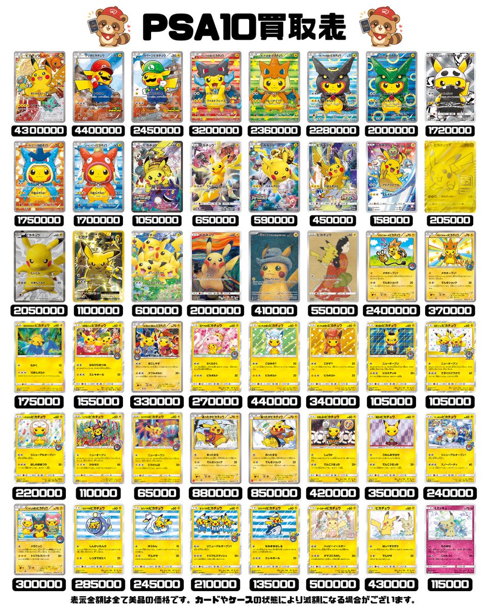 comingsooncr's tweet photo. ポケカPSA10買取表💹
相場上昇中⁉️価格調整してます🆙

全て即日現金払いです💰‼️
もちろん表記以外もお買取致します✊

買取のご依頼はLINEまたはDMよりお気軽にご連絡下さい📩

👇公式LINEはこちら
@277ooomf
https://t.co/cEqhATlb8b

#出張買取 #現金買取 #PSA買取 https://t.co/lt9H2nDYRq