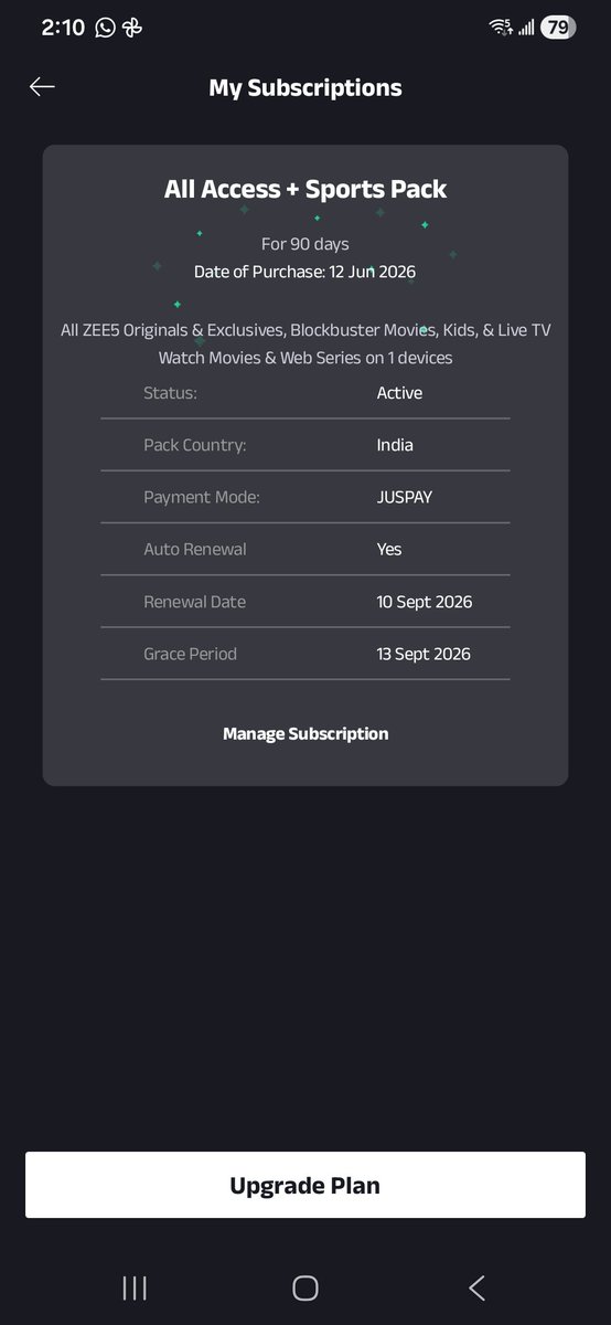 sriramsridar's tweet photo. @ZEE5India  Ads every 5 mins in any program in this plan? Are you crazy or lost your mind? Unfortunate that FIFA coverage fell in your lap. Else wouldn't be bearing such shit that you dish out. Can't wait to cancel subscription and uninstall Z5. https://t.co/OytOhHpKIQ