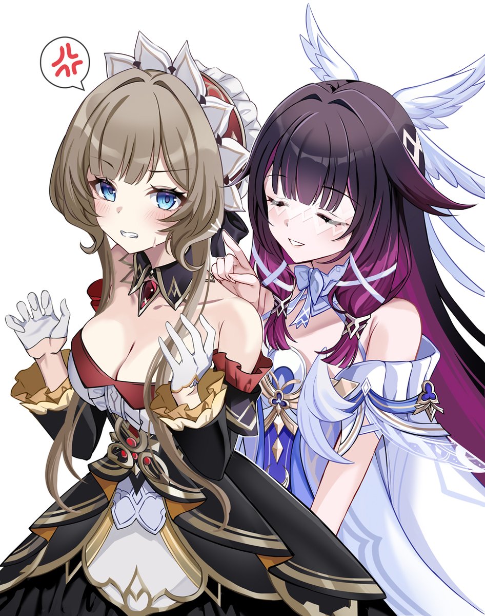harimoji2's tweet photo. サンドローネとコロンビーナ🩷
#原神 #GenshinImpact https://t.co/dNoTpSgB6h