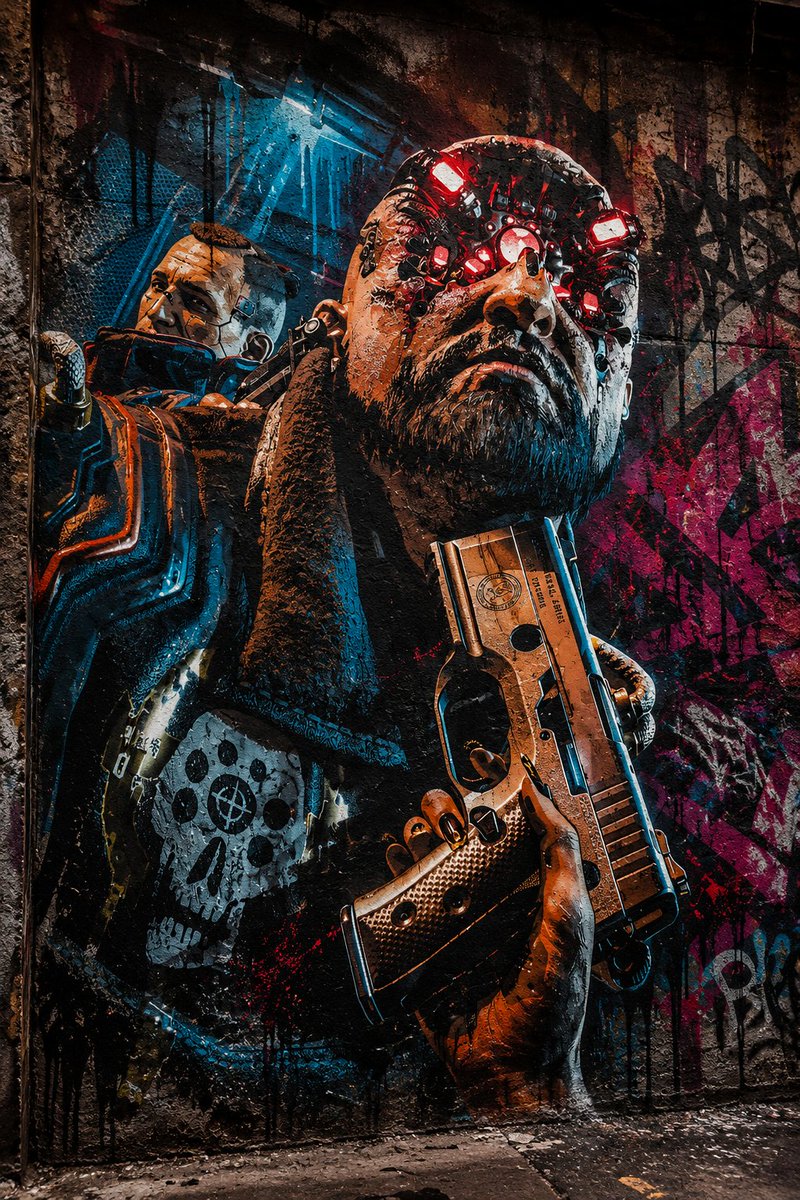JohnnyPRO_VP's tweet photo. Cyberpunk 2077 AIVP graffiti style. | #EdgerunnerSaturday 

⌨️Tags :  #cyberpunk2077 #AIVP #Aiart️️️️️️️️️️️️️️️️️️️️️️️️️️️️️️️️️️️️️️️️️️️️️️️️️️️️️️️️️️️️️️️ #virtualart https://t.co/mVvCFjhxXT