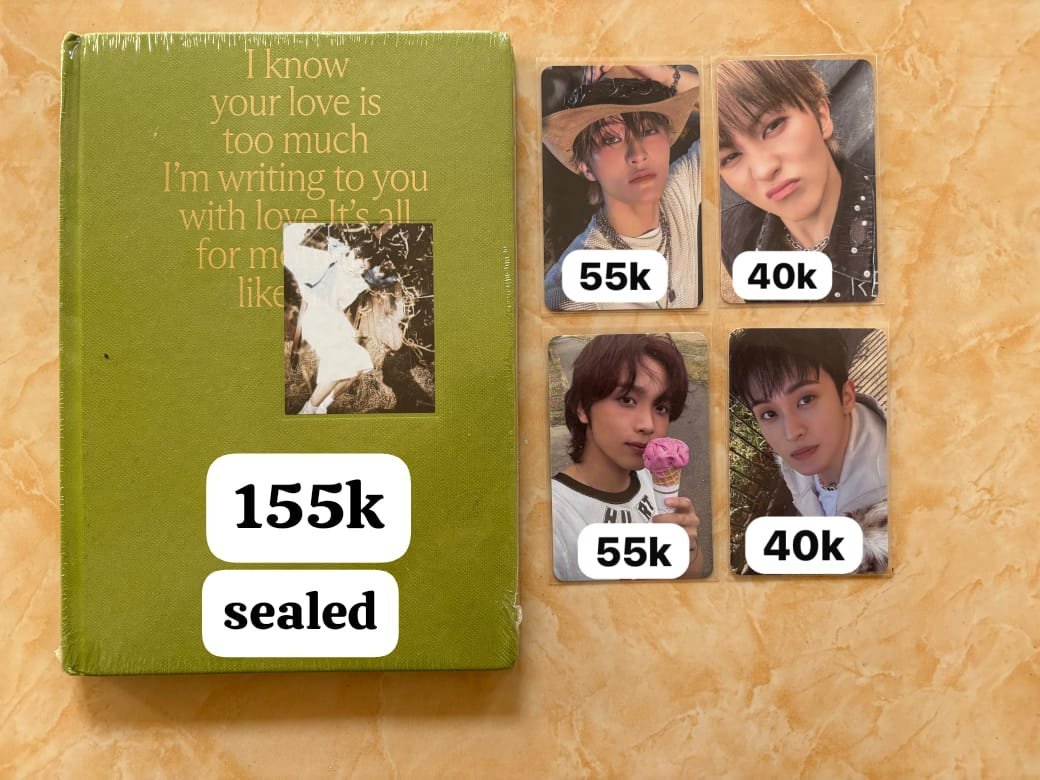 _theeyy2's tweet photo. WTS Dm @_theeyy

Trenggalek, Jawa Timur 
Inc packing
exc admin 15%
- Harga nett (no nego)
- Bisa keep event with dp
•    Free pc offc random

pc aab mark haechan album sealed the first fruit tff righteous ijo beat it up biu cobboy koboi pb photobook haechan taste ice cream

Wa1 https://t.co/2DhWb683G4