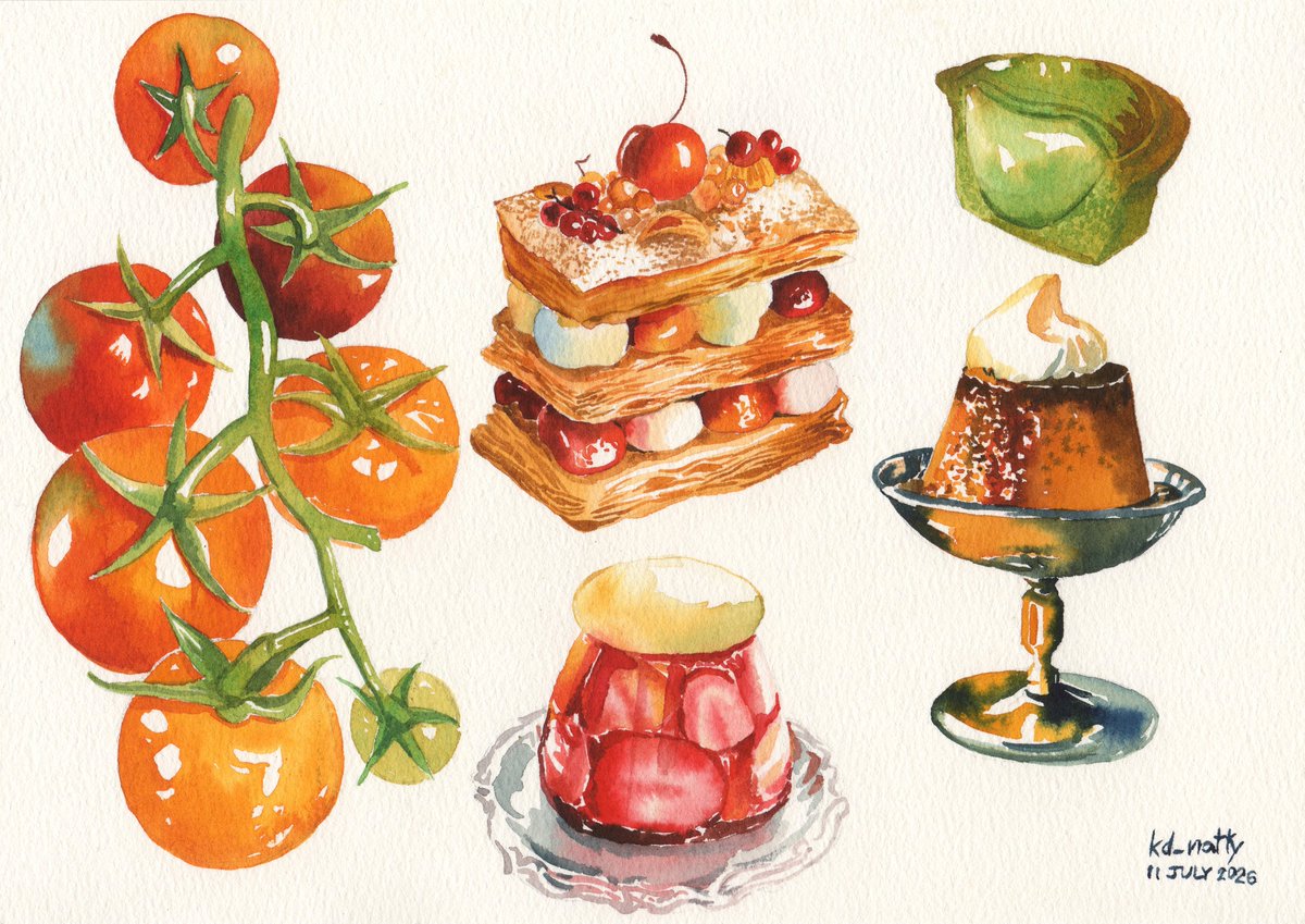 Kd_natty's tweet photo. happy Saturday เย้ เย ~
เปียกบนเปียกวนไป
#สีน้ำ #watercolor https://t.co/zeaalF6FYe