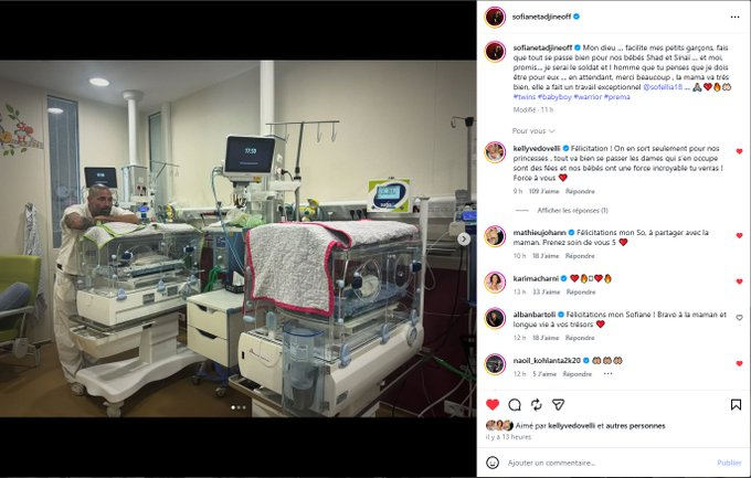 The_best_man_57's tweet photo. Sofiane Tadjine (#StarAcademy / #StarAc - Saison 4 & #LesAnges 2, 3, 4 & 12) est Papa de jumeaux depuis hier prénommés Shad & Sinaï.
#Sofiane #SofianeTadjine https://t.co/TzX519CWz1