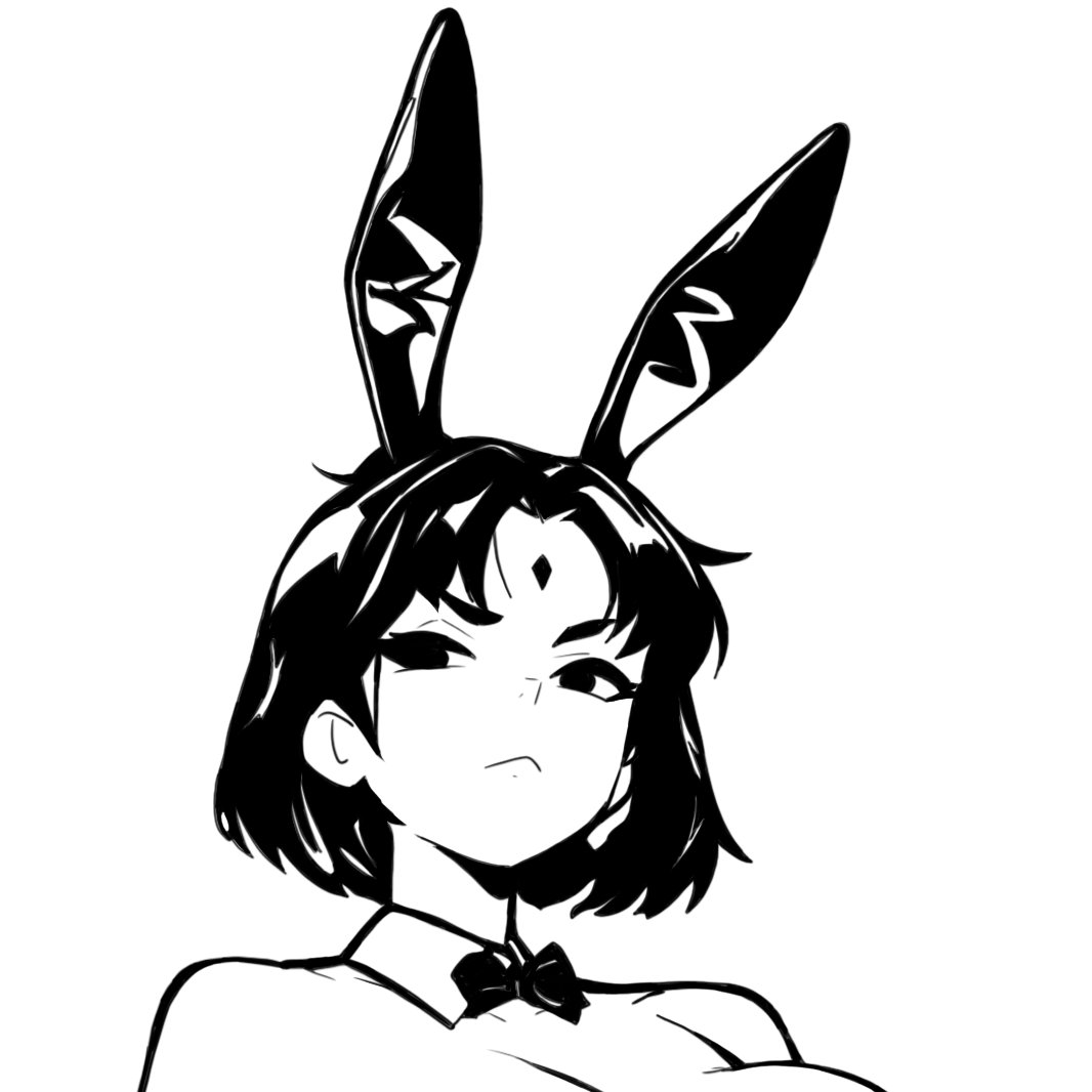 WoodDraws's tweet photo. I can confirm reports that another bunny outfit has it the towers https://t.co/6DgF7XHVal