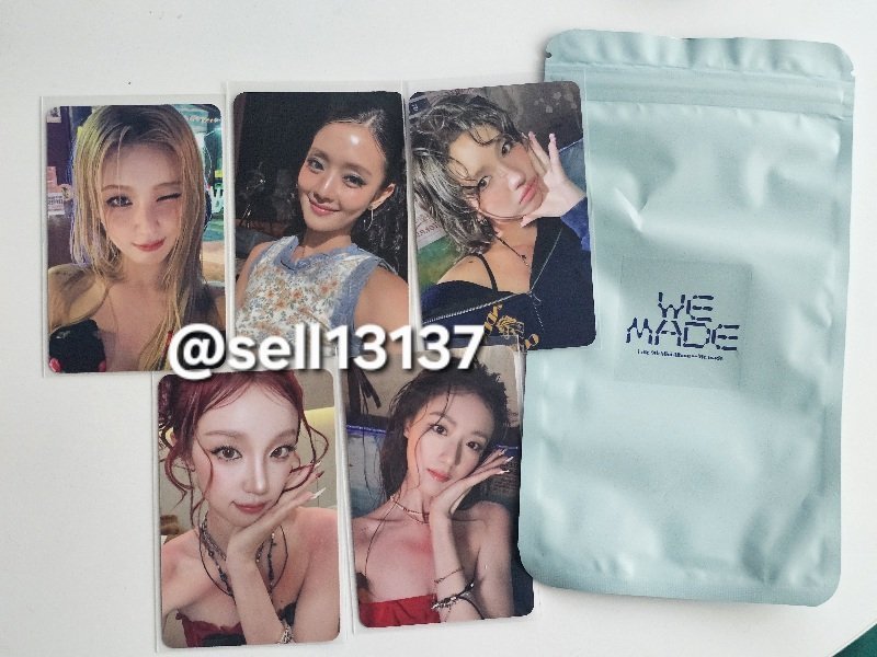 sell13137's tweet photo. 아이들 gimme dat love 공방포카 양도

럭키드로우 포토카드 세트 - 12.0
lucky draw photocard set

idle miyeon minnie soyeon yuqi shuhua미연 민니 소연 우기 슈화 포카 photocard pc  poca 사녹 공방 여자아이들 gidle 양도 판매wts sell mono we made 엠카 뮤뱅 음중 인가 미공포 김미댓럽 https://t.co/suuLJo9zmo