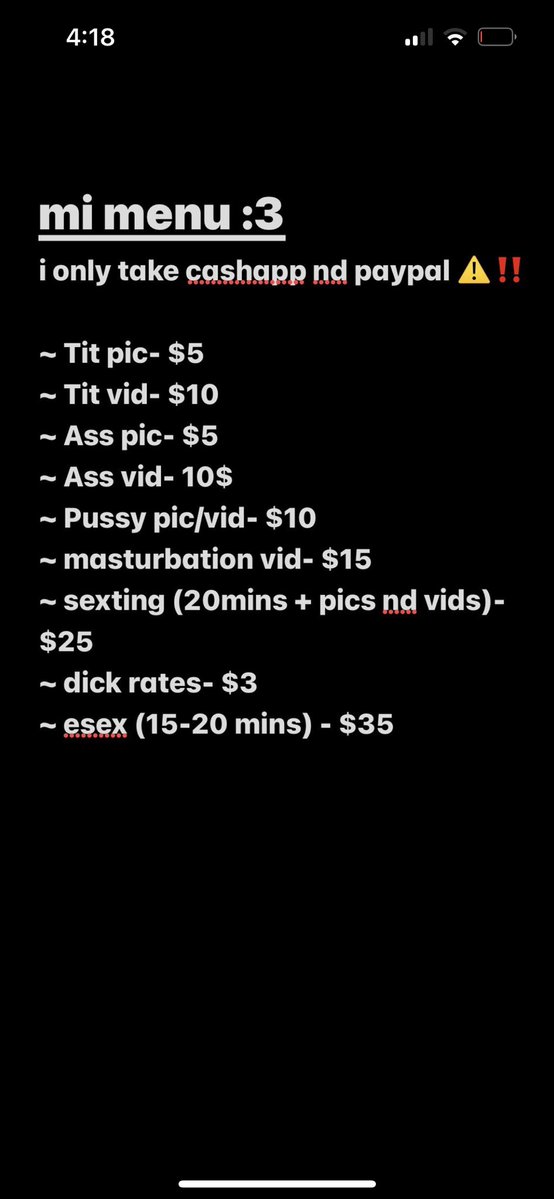 _kylie3333's tweet photo. Updated menu daddy’s come get blessed 🫦🫦🫦#buyingcontent #latina https://t.co/tcZ9KwIf8k