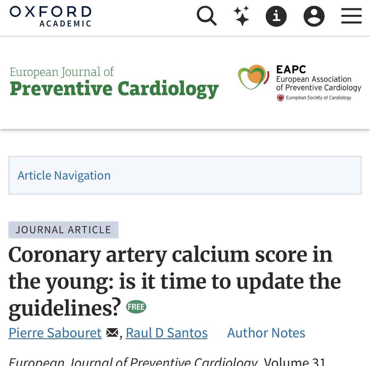 SABOURETCardio's tweet photo. In medicine, you need to be agile. Therefore I changed my #CVR approach during the last decade, using more #CAC and other #CVimaging to refine the risk in “apparent moderate risk” individuals https://t.co/WcJVyjoijT