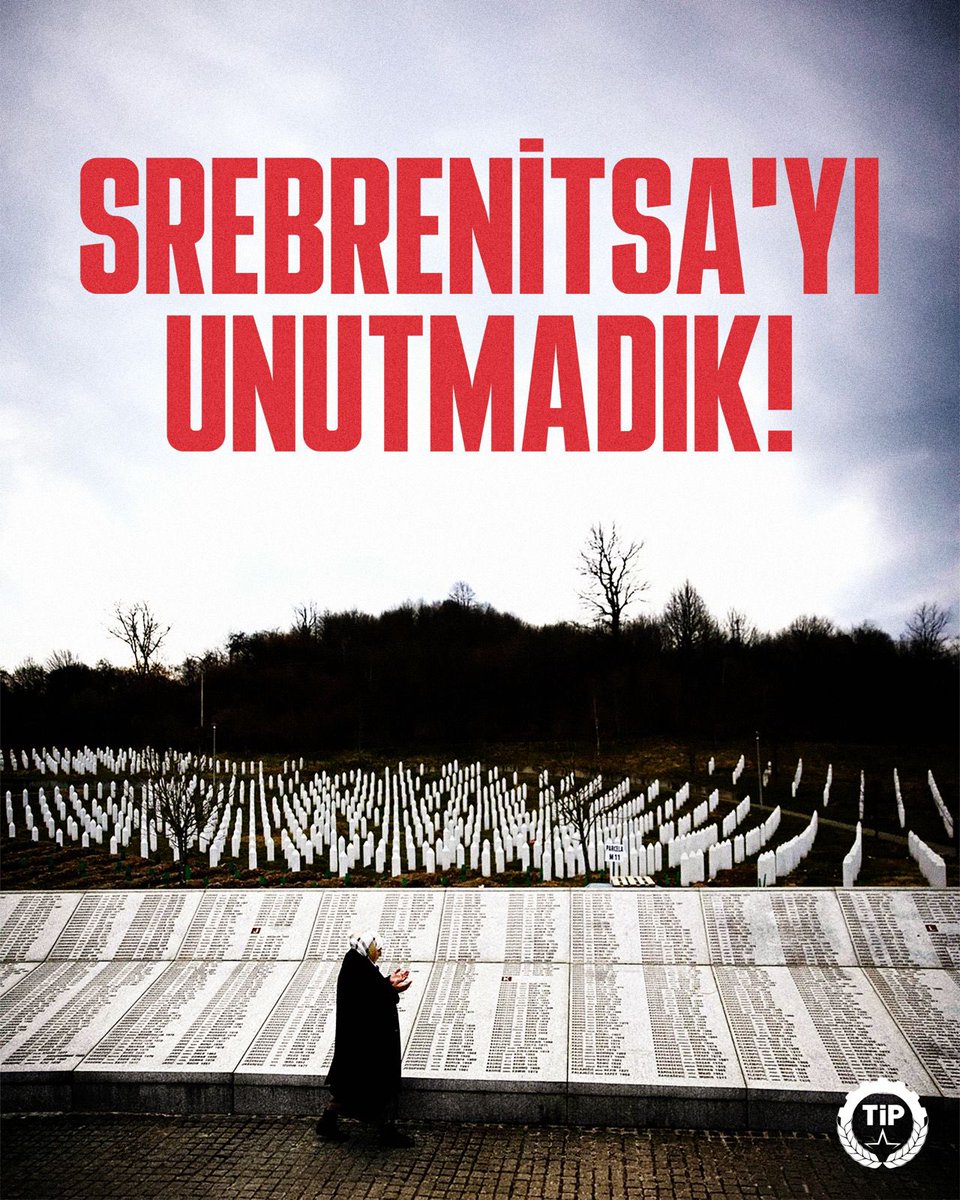 erkbas's tweet photo. BM’nin "güvenli bölge" ilan ettiği bir bölgede, emperyalist güçlerin desteğiyle gerçekleştirilen Srebrenitsa Soykırımı'nın 31. yıl dönümünde katledilen Boşnak kardeşlerimizi saygıyla anıyorum.

Emekçilerin barış ve huzur içinde yaşadığı bir dünya için mücadelemizi sürdüreceğiz. https://t.co/SszLBnQp0i