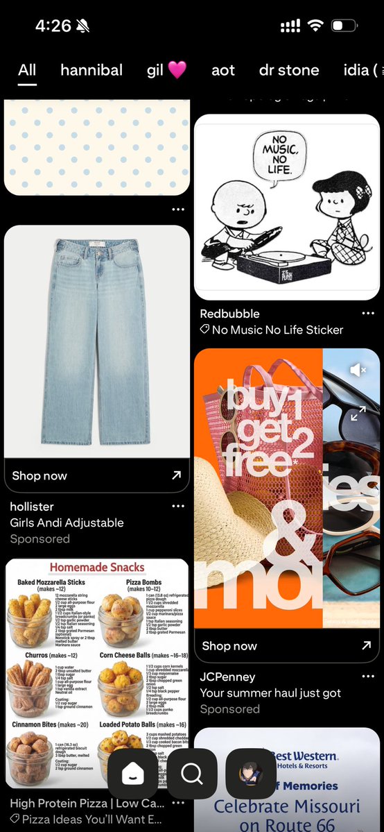 evilestkiller's tweet photo. pinterest is unusable what is this https://t.co/B7KEhDtjps