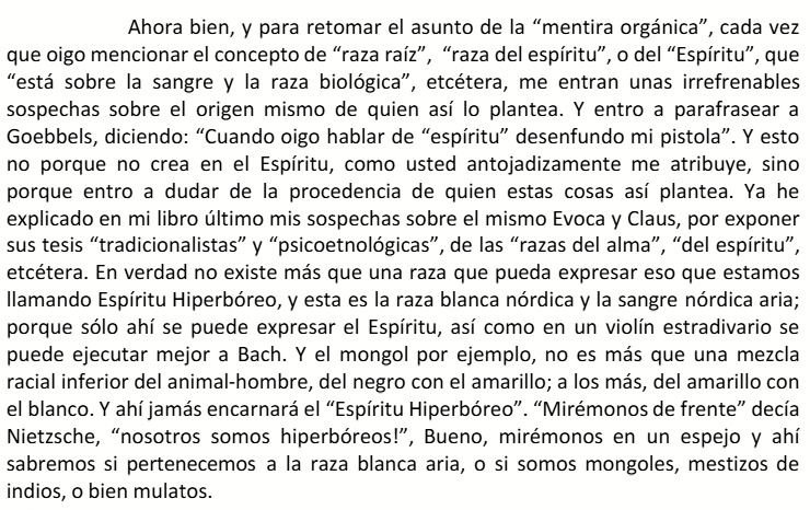 hyperion14_'s tweet photo. Extractos de la carta de Miguel Serrano a Nimrod de Rosario, 1985 https://t.co/1uChSBqjD4