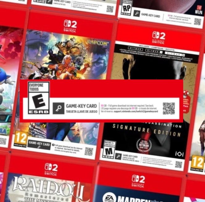 NWeedle's tweet photo. ‼️NINTENDO cobra menos por publicar juegos en formato GameKey Card que por publicar en formato Code In A Box.

Es el formato vendible en tiendas físicas más rentable para las compañías en este momento. https://t.co/0SN8l37tgC