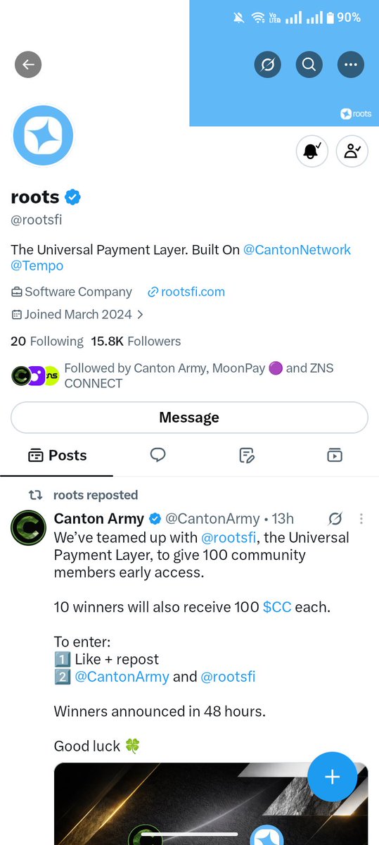 rahman5061's tweet photo. Huge news! Already liked, reposted, and following both great projects. Can't wait to try out the early access. Best of luck to the community! 💎 @CantonArmy @rootsfi #Giveaway #CC
@Rafsanhaqq @Awrafchowdhury https://t.co/hBy6jrrpl8