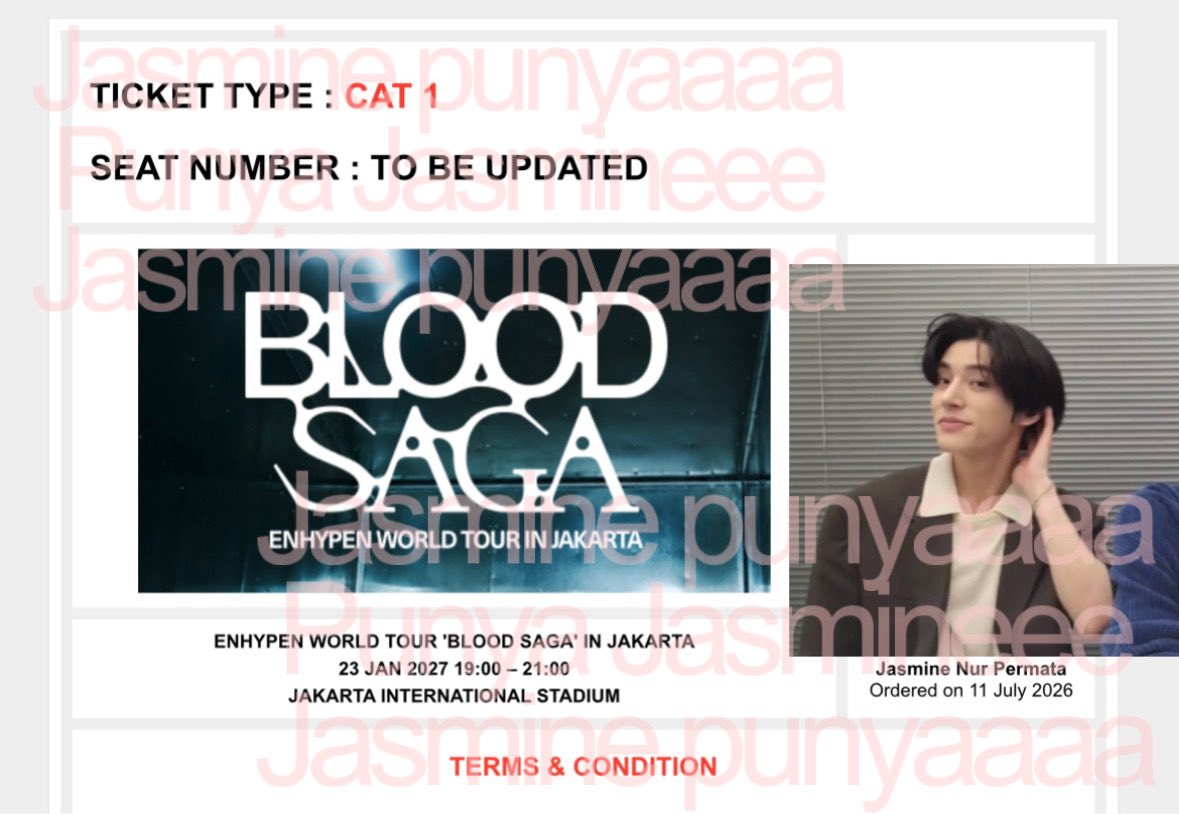 jasmine •͈ᴗ•͈ OTW WATCH BTS & ENHYPEN @JAKARTA tweet media